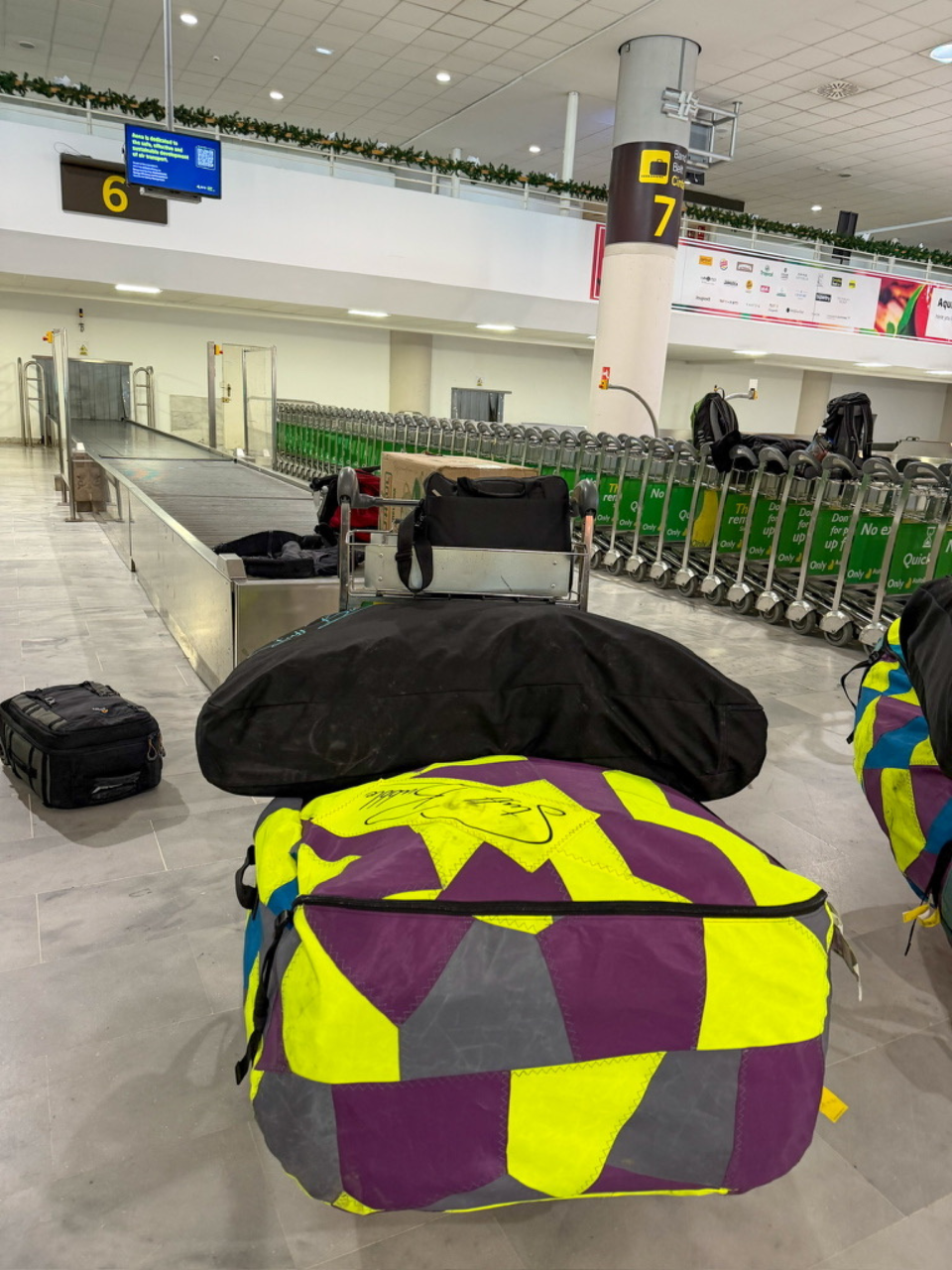 Aufblasbarer Distanzer (Koffer/Rucksack)