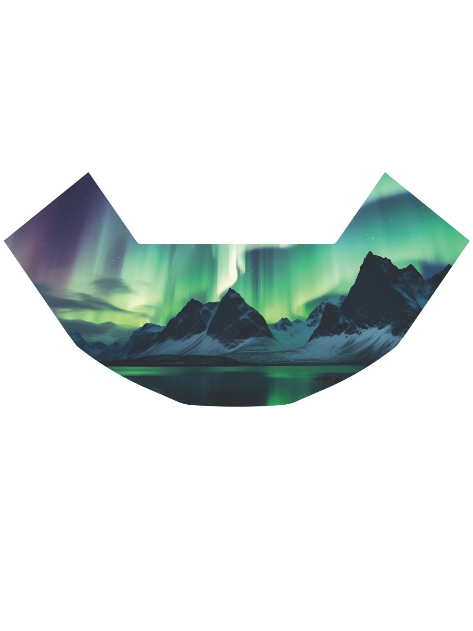 Thermal mat with Northern Lights motif